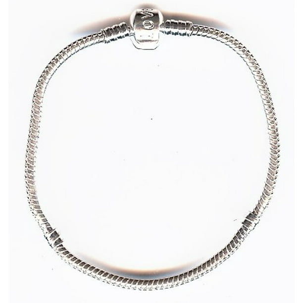 Brand Golden Fashion Charm Bead Fit 3mm European 925 Silver Bracelet Chain HOT